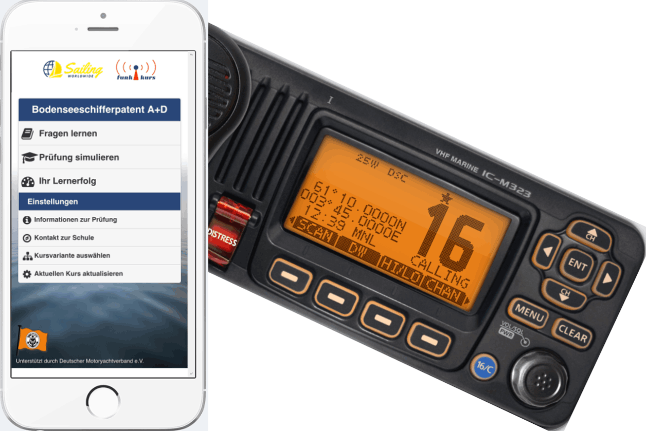 Android & iPhone - Lern-APP und Funkgerätesimulation
